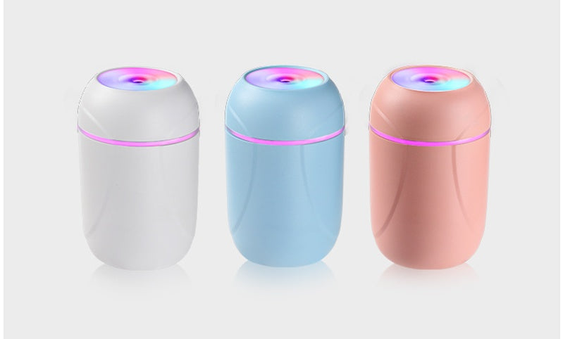The new creative colorful cup humidifier supports custom logo home car water replenishment instrument colorful rotating atmosphere light