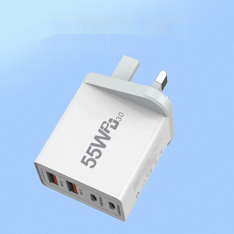 55W Multi-port Usb Mobile Phone Charging Plug