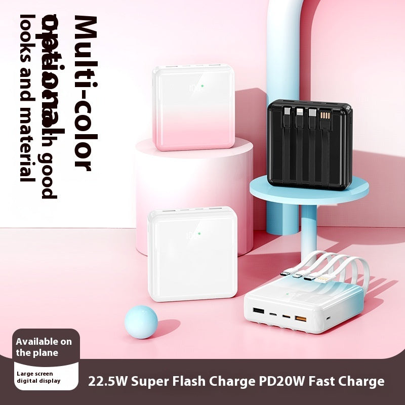 Good-looking Gradient Color Super Fast Charge Large Capacity Mobile Power Supply
