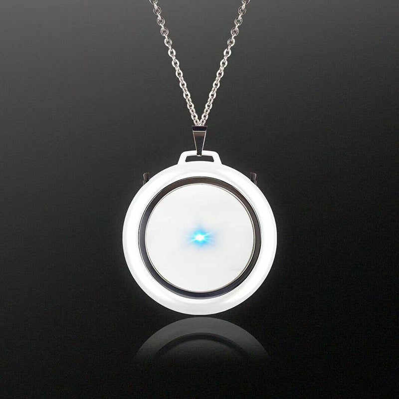 Mini rechargeable personal air purifier with Necklace portable anion air filter purifier