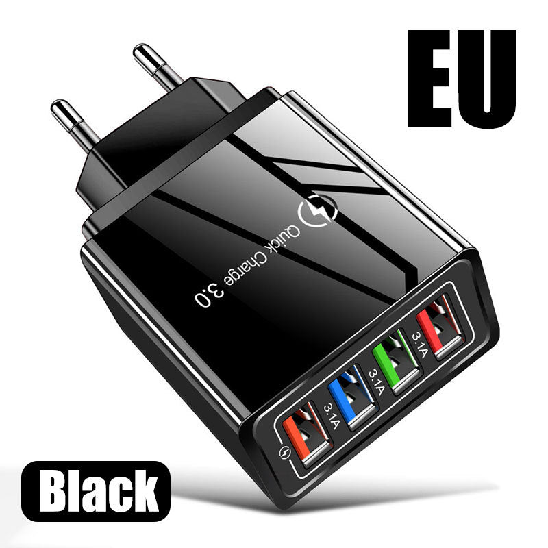 4USB5V3A Charger Mobile Phone Multi-port Charger