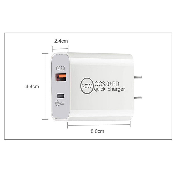 PD20W Mobile Phone Fast Charging PD Charging Head