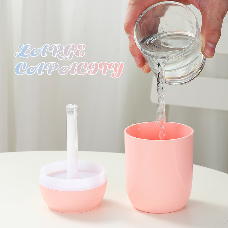 The new creative colorful cup humidifier supports custom logo home car water replenishment instrument colorful rotating atmosphere light