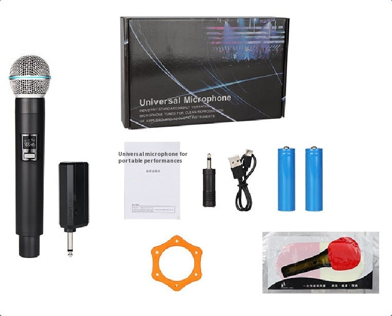 One-to-two Wireless Microphone Noise Reduction Handheld