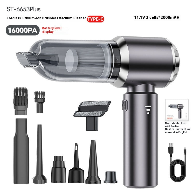 Car Cleaner Household Charging Portable Handheld Brushless Small A Suction Machine