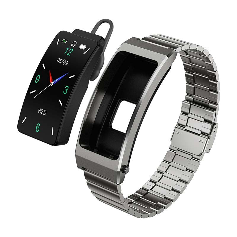 K13S Smart Bracelet Time Setting Bracelet Headset 2-in-1