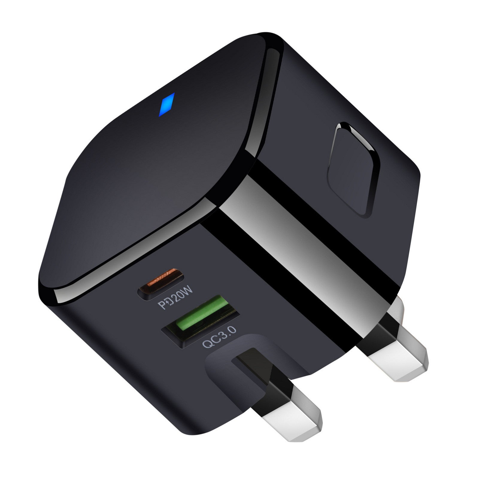 British Fast Charging Folding Foot Charger