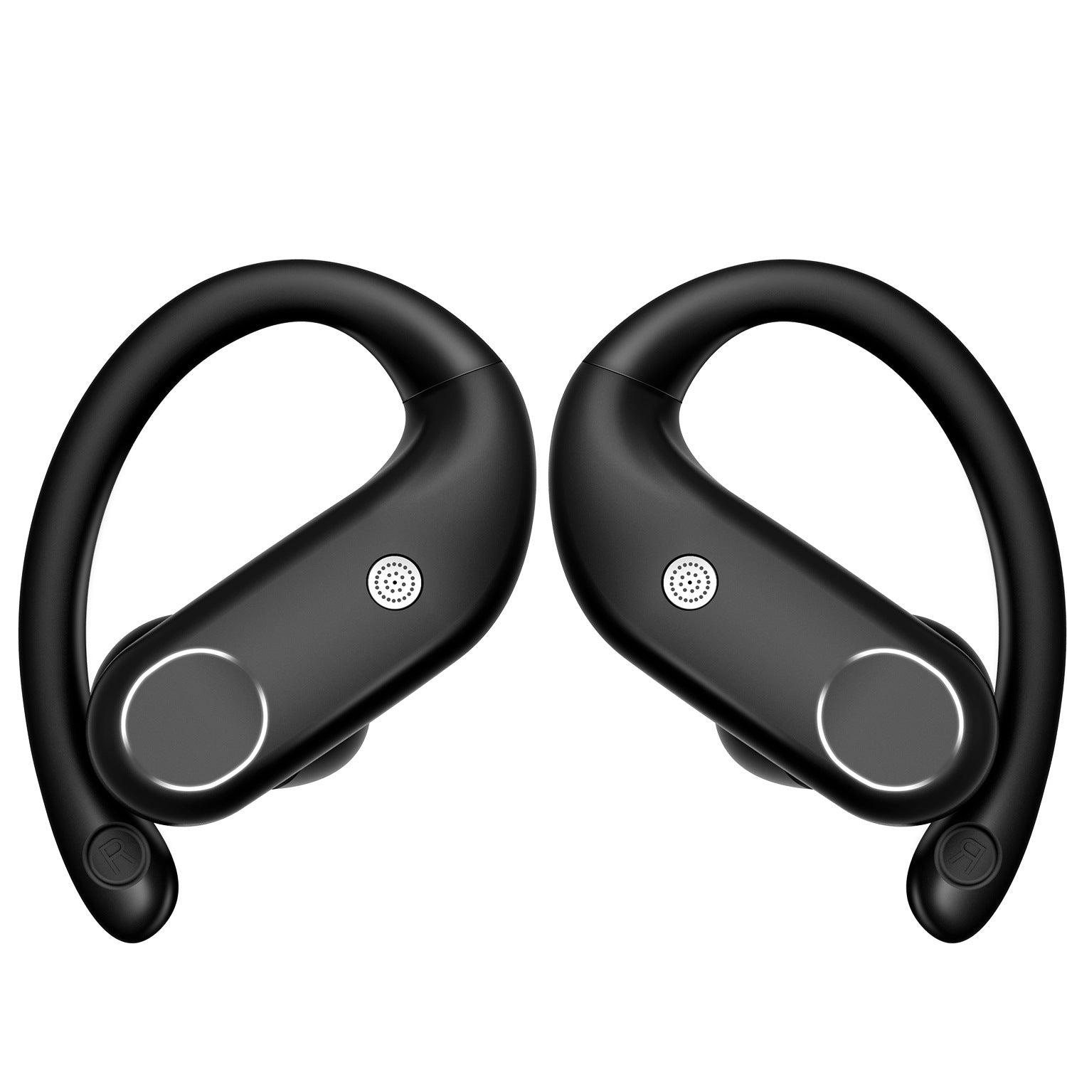 New ENC Double Microphone Noise-reduction Bluetooth Headset Level 7 Waterproof Headset Ear-mounted Base Mobile Power Supply