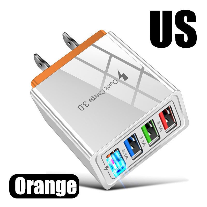 4USB5V3A Charger Mobile Phone Multi-port Charger