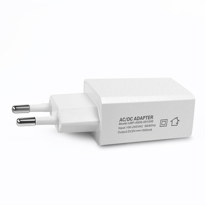 Household 5V1000ma European Standard Power Charger