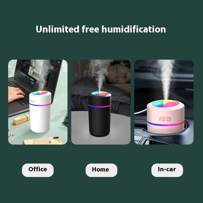 Colorful Humidifier Desktop Home Mute Spray Hydrating