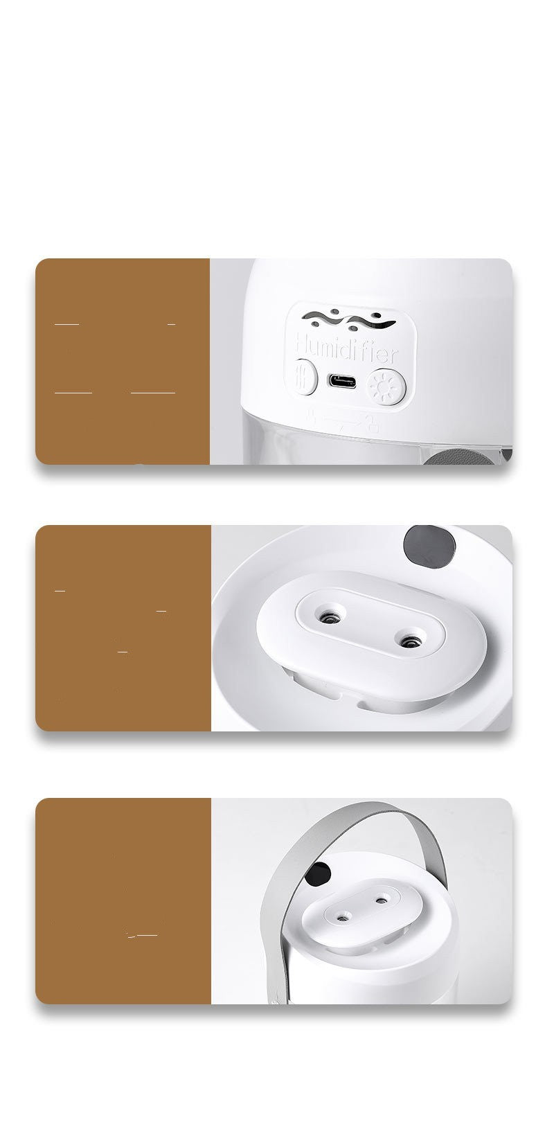 2L Large Capacity Double Spray Humidifier