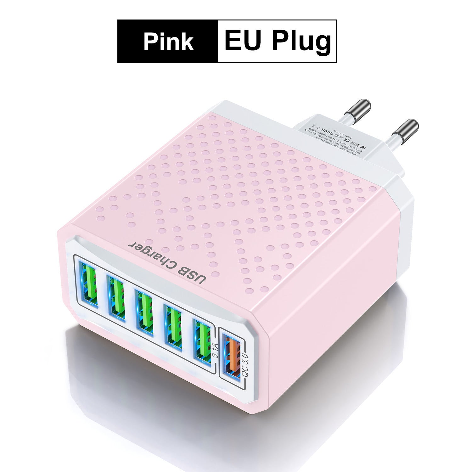 6-Port USB Mesh Fast Charger
