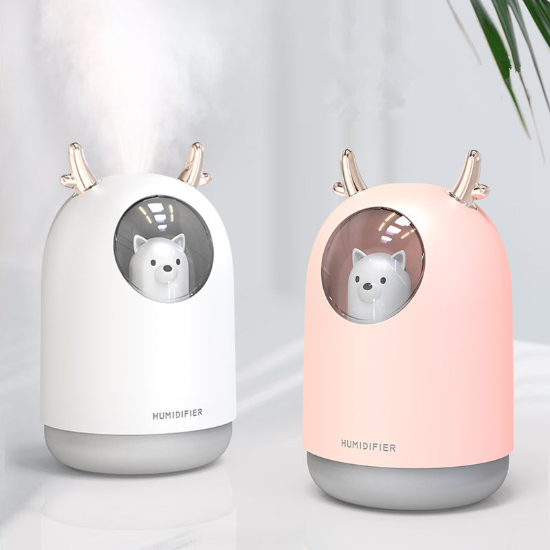Mini portable aromatherapy hydrating air purifier