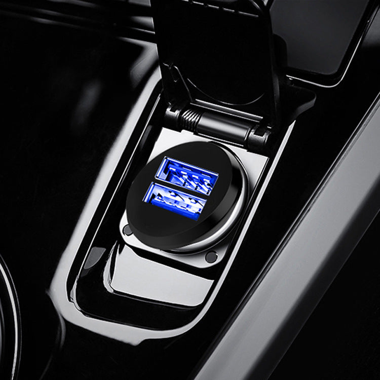 Mini car charger head