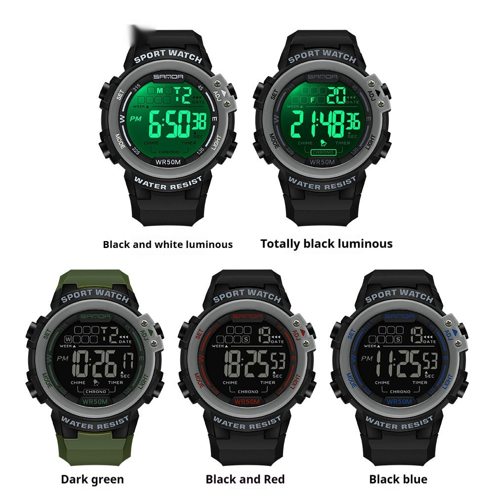 Multifunctional Youth Fashion Trend Luminous Men's Watch