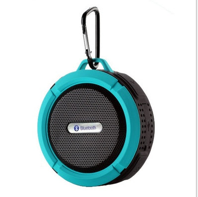 C6 new waterproof suction cup wireless bluetooth speaker three anti-plug card small stereo outdoor portable hands-free call speaker