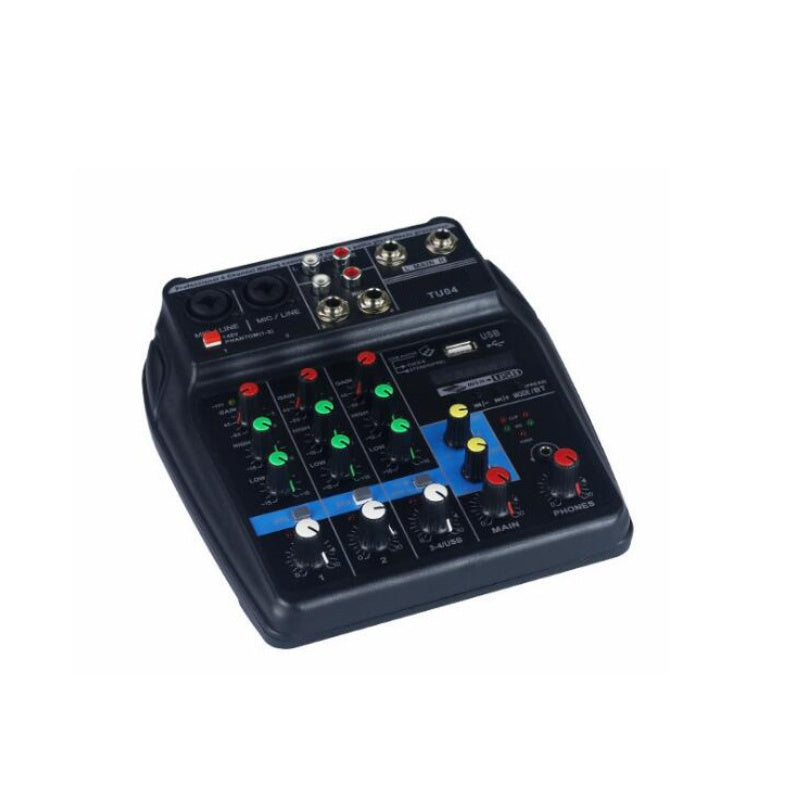 Bluetooth stage show live home small with reverb with amplifier USB professional mixer