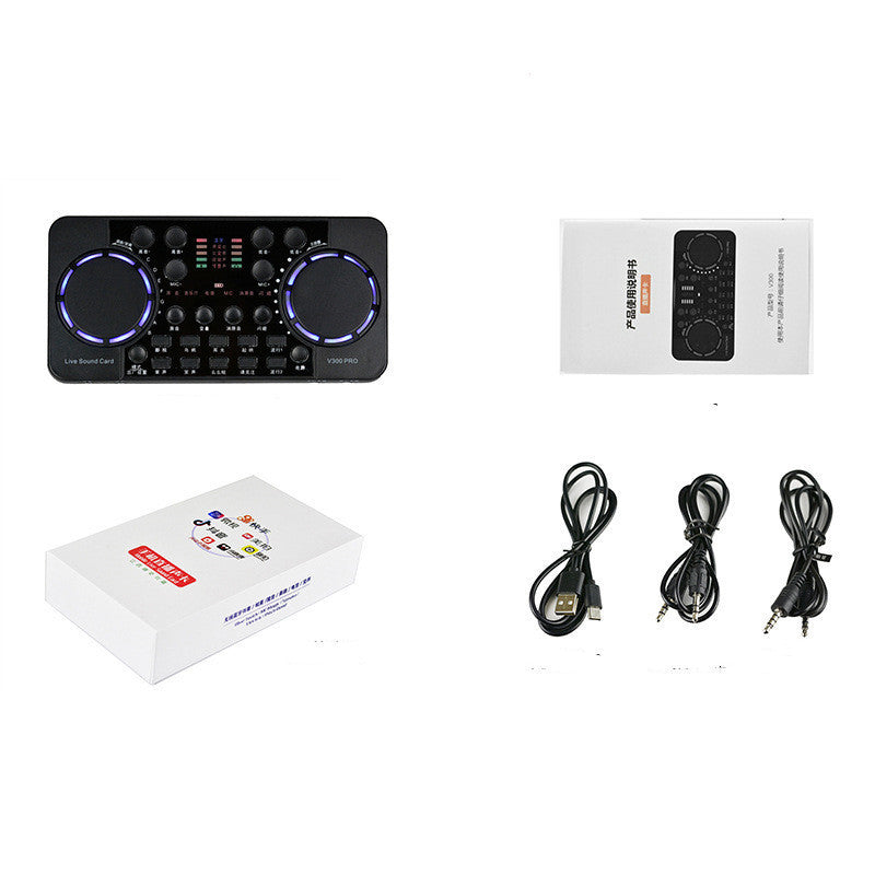 Live Sound Card Suit For Mobile Phone And Computer