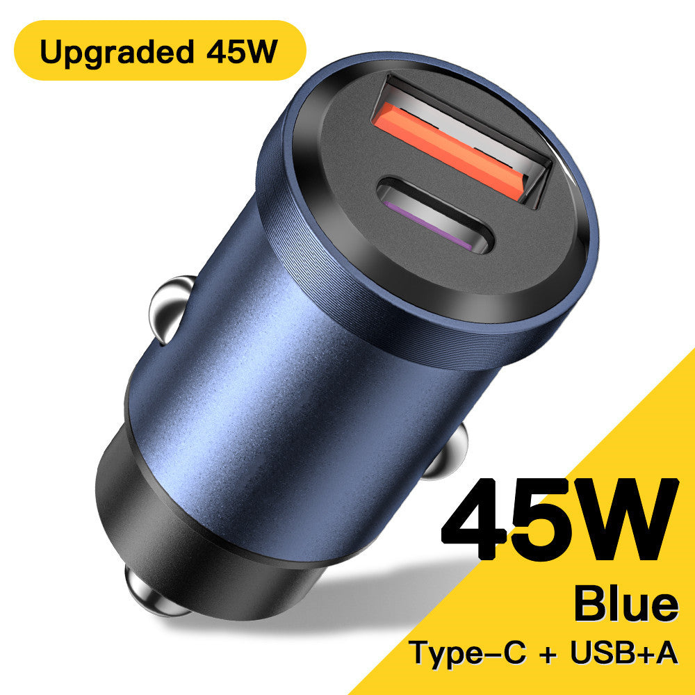 Mini Car Charger PD30W Fast Charge Cigarette Lighter