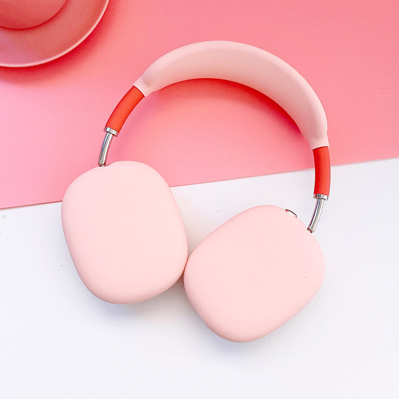 Noise-cancelling Headband Wireless Bluetooth Headset With Liquid Silicone Soft Case