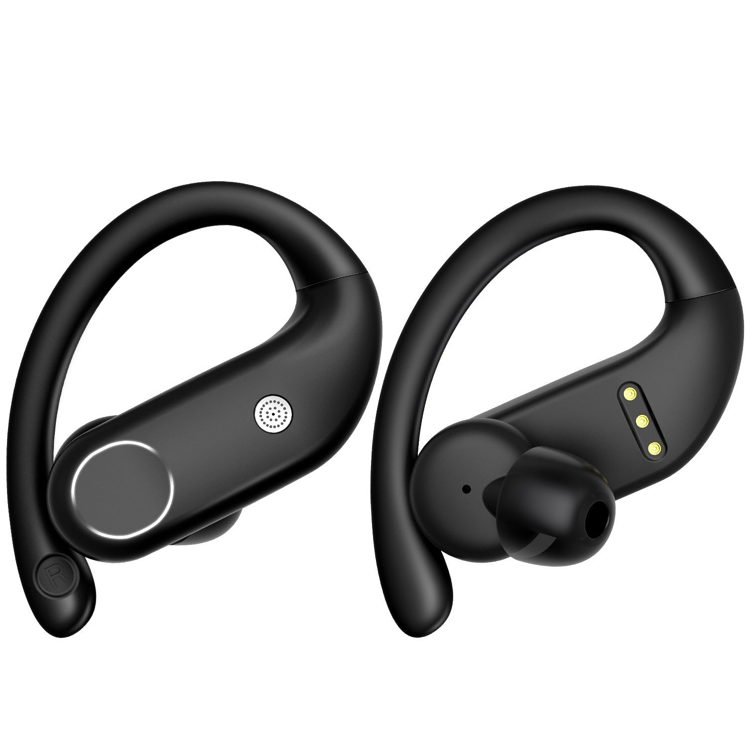 New ENC Double Microphone Noise-reduction Bluetooth Headset Level 7 Waterproof Headset Ear-mounted Base Mobile Power Supply