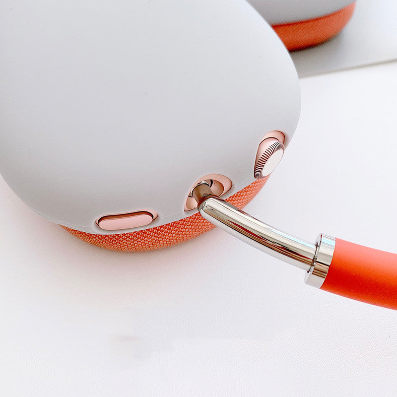 Noise-cancelling Headband Wireless Bluetooth Headset With Liquid Silicone Soft Case