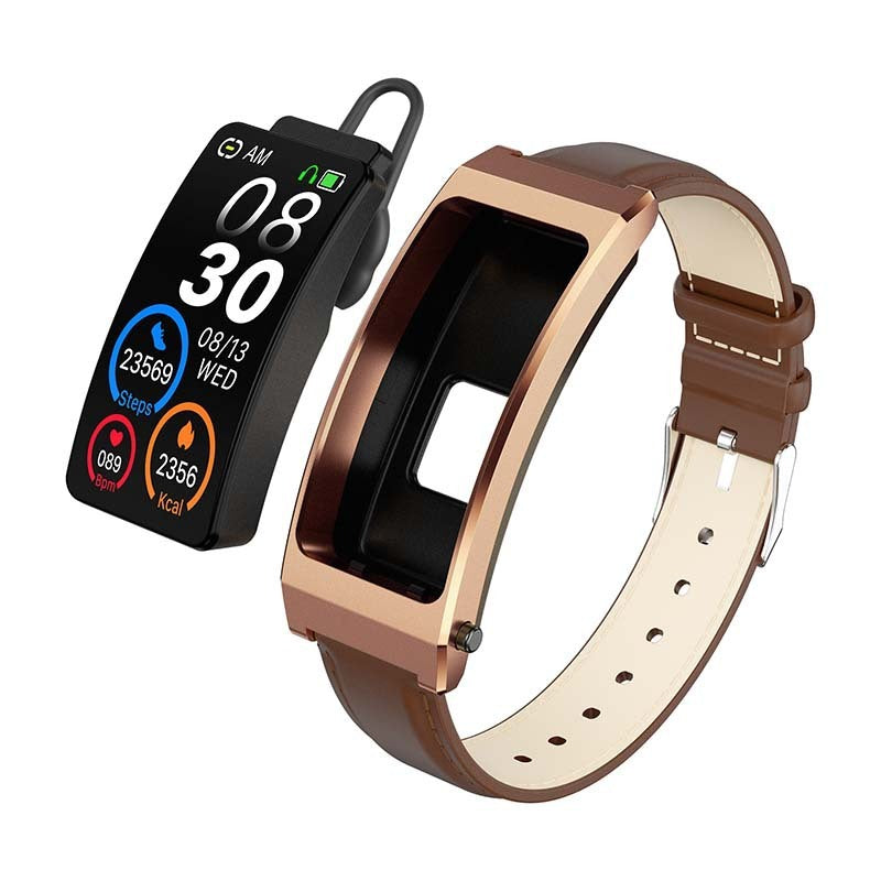 K13S Smart Bracelet Time Setting Bracelet Headset 2-in-1