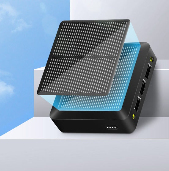 The Solar Power Bank Is Small And Portable