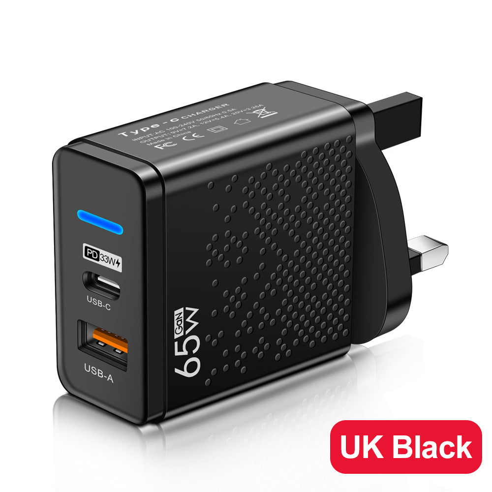 Multi-port US-European-English Travel Charging Head