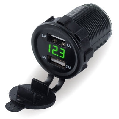 Motorcycle Car Charger Waterproof Fast Charging Cigarette Lighter