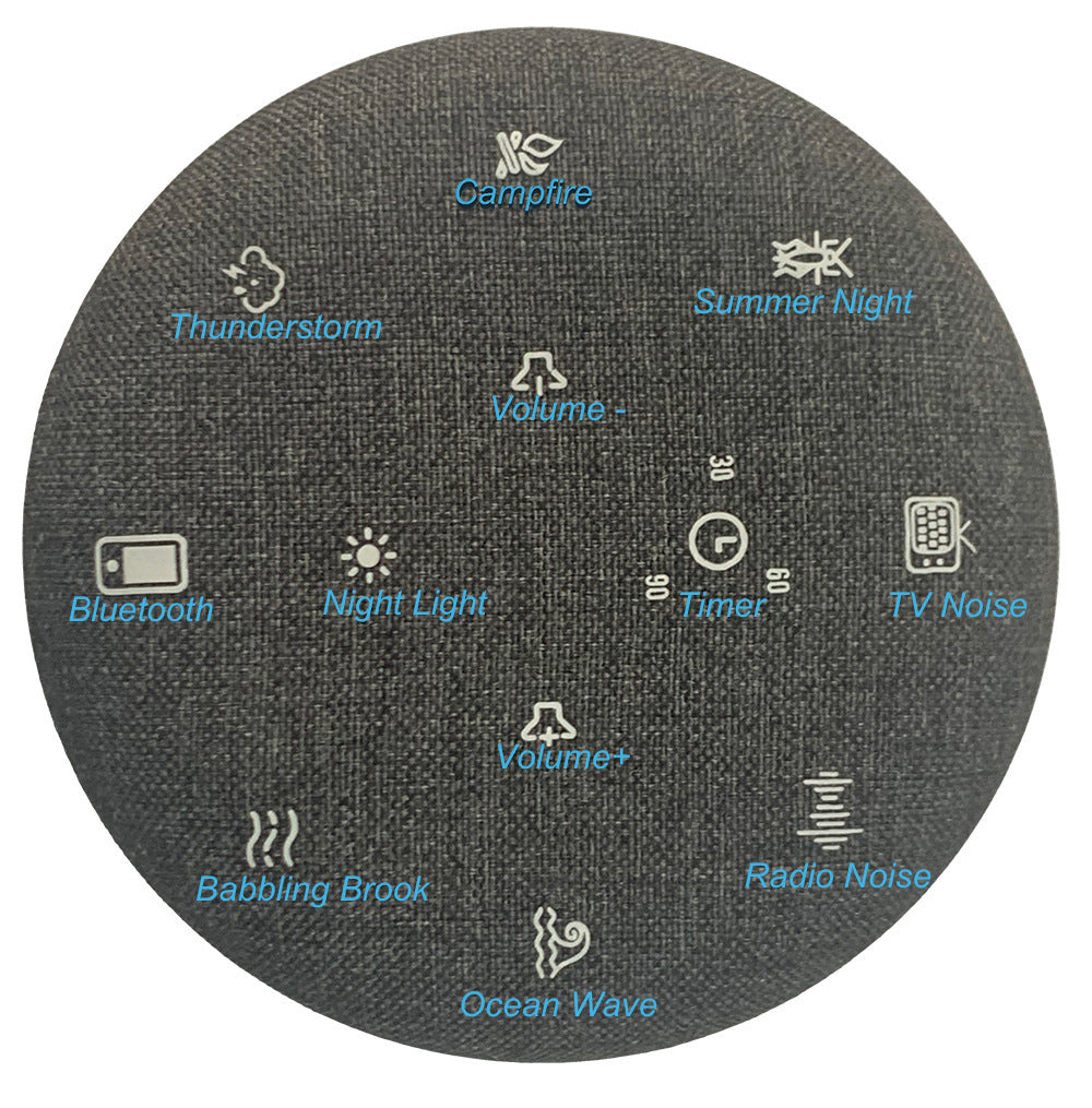 White Noise Multifunctional Bluetooth Speaker