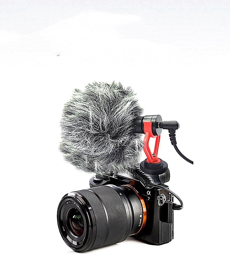Mobile Phone Live SLR Camera Gun Type Pointing Microphone Condenser Microphone