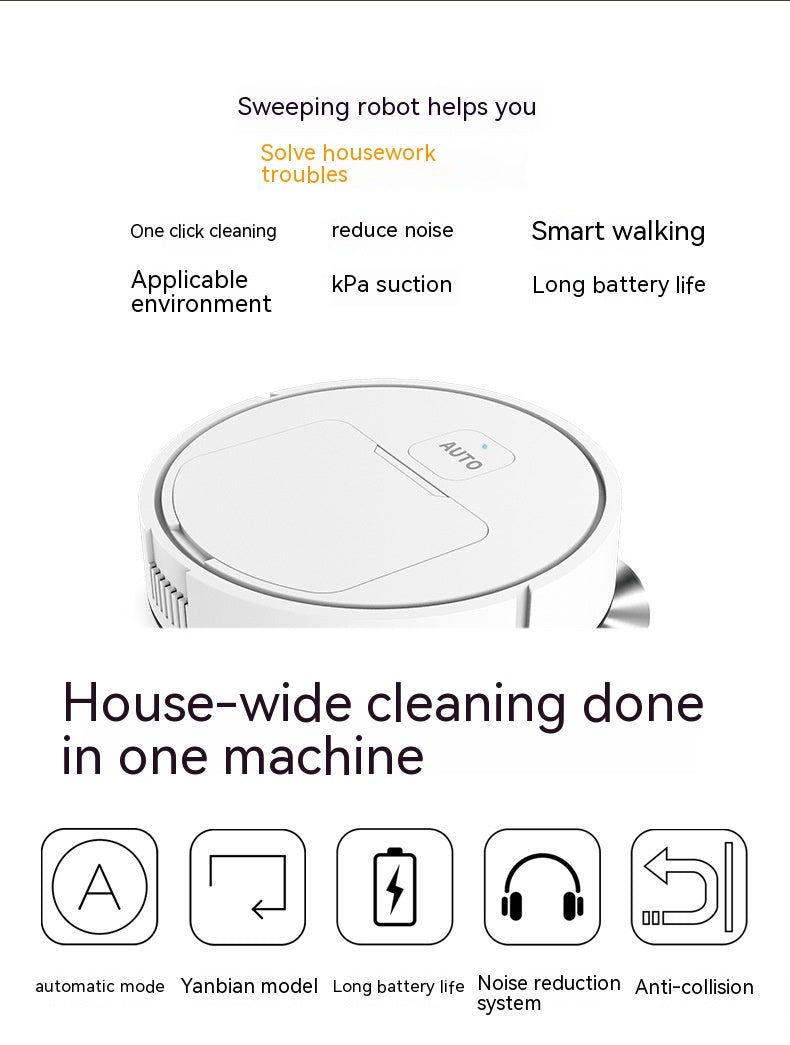 Automatic Suction Sweeping Mopping Integrated Lazy Smart Sweeper