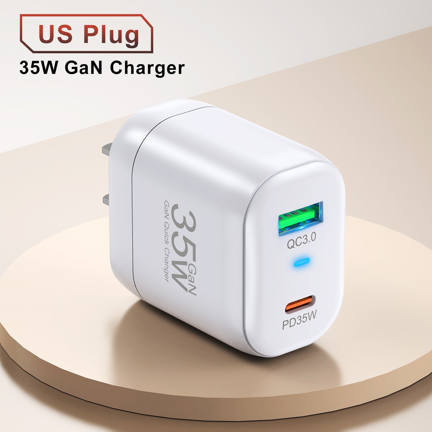 35W Gallium Nitride Charger Fast Charge