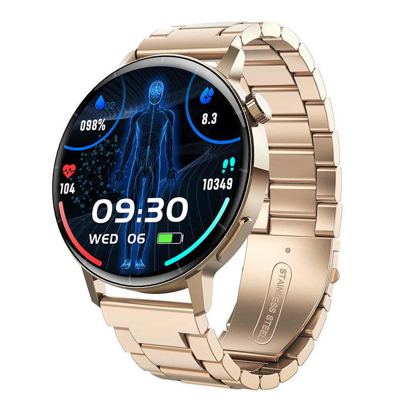 F67S Third Generation Blood Glucose Smart Watch Red Light True Blood Oxygen Pressure