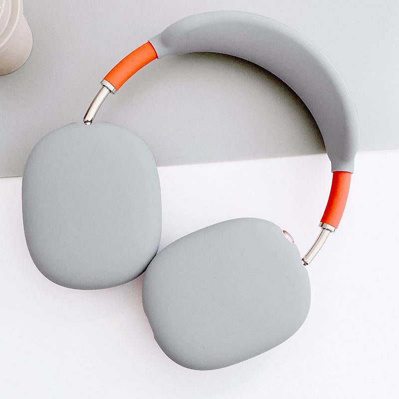 Noise-cancelling Headband Wireless Bluetooth Headset With Liquid Silicone Soft Case