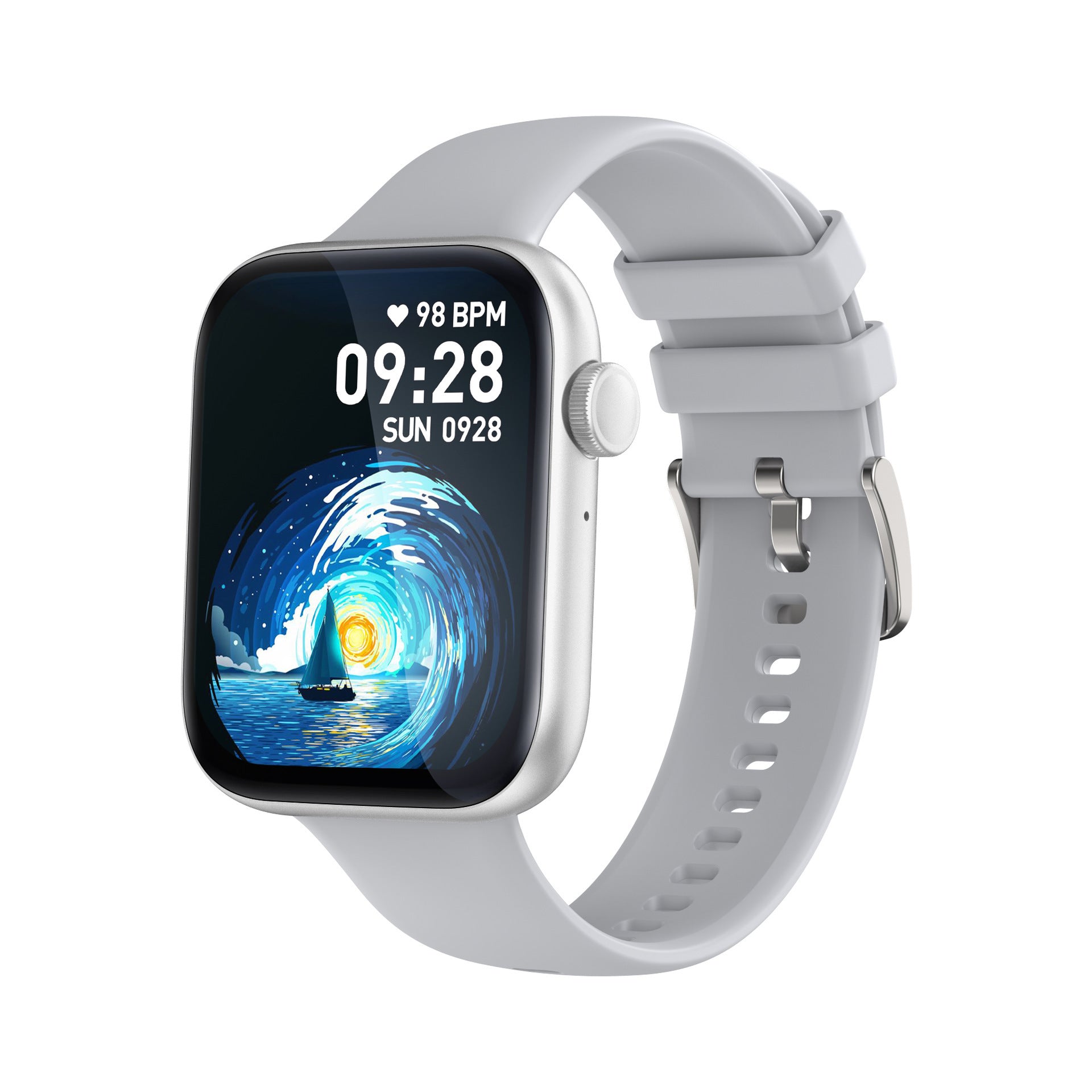 202 HD Large Screen Heart Rate Blood Pressure Monitoring Bluetooth Calling Watch