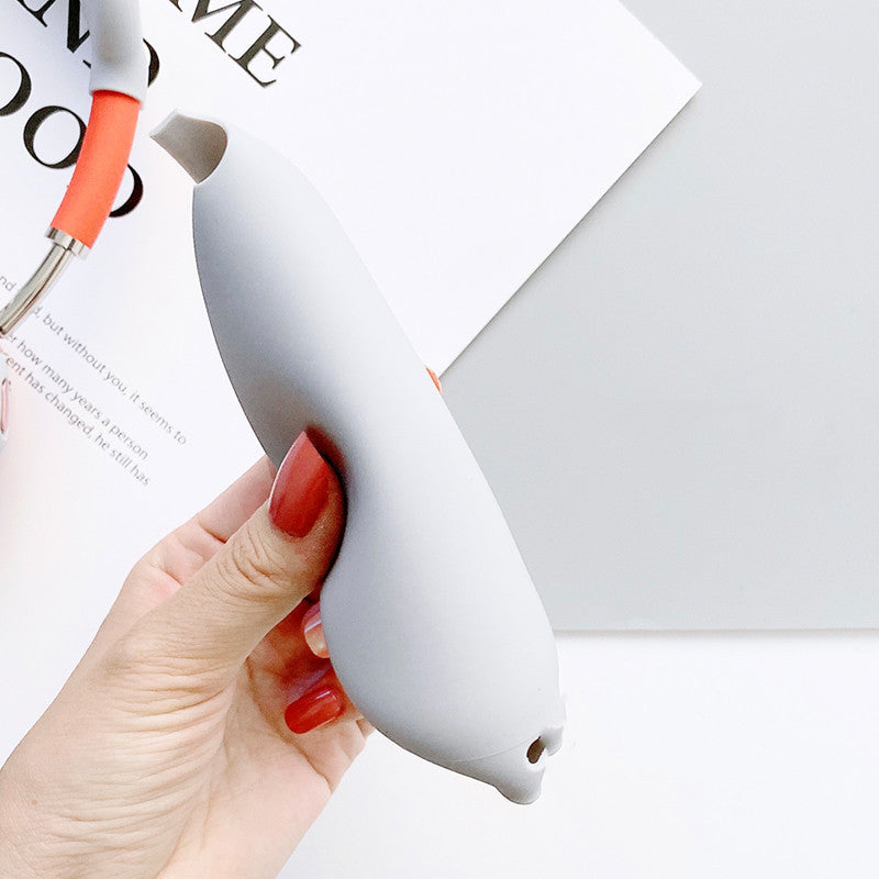 Noise-cancelling Headband Wireless Bluetooth Headset With Liquid Silicone Soft Case