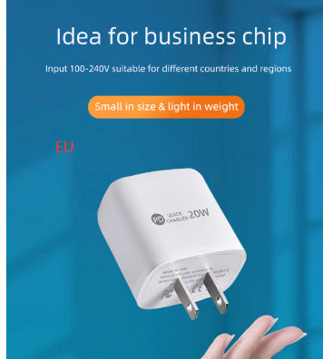 Mobile Phone Charging Plug Fast Charge PD20W Applicable