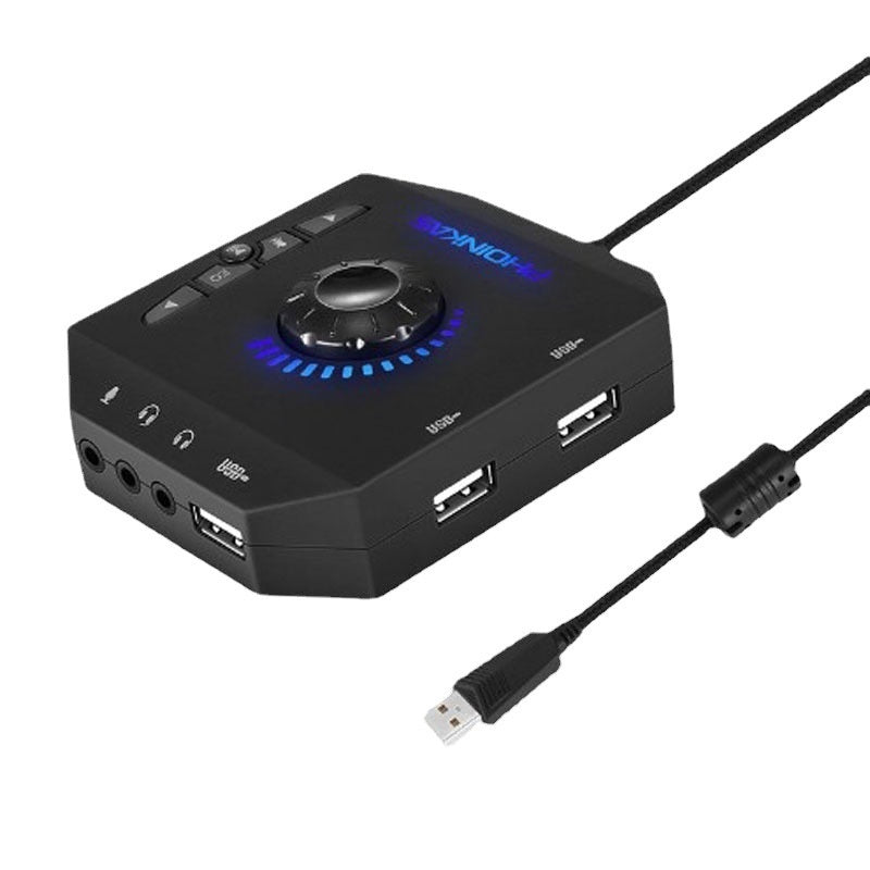 Usb External Sound Card Desktop Computer Laptop PS4 External