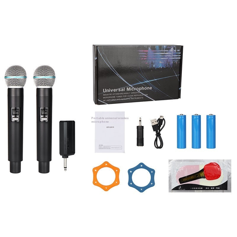 One-to-two Wireless Microphone Noise Reduction Handheld