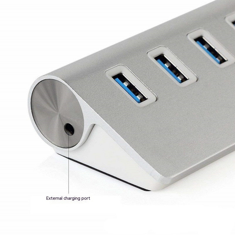 USB30 Seven-port Hub Mobile Phone Charging Aluminum Alloy Material