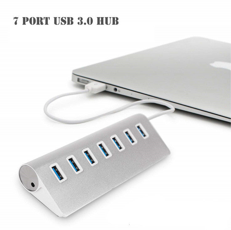 USB30 Seven-port Hub Mobile Phone Charging Aluminum Alloy Material