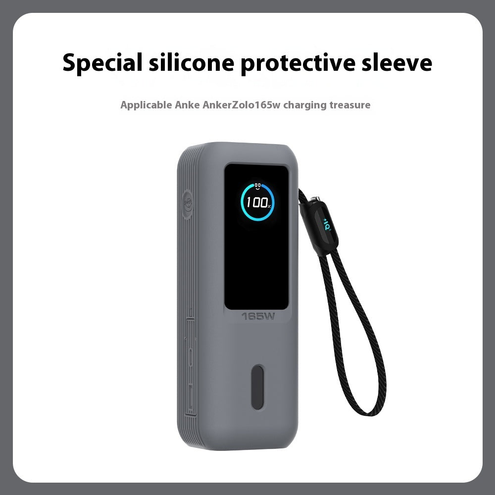 Power Bank Protecting Sleeve Scaling With Cable Phone Case