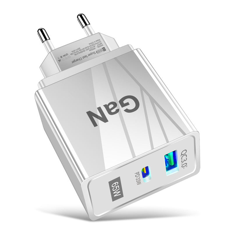 65W GaN PD Fast Charging Mobile Phone Charger