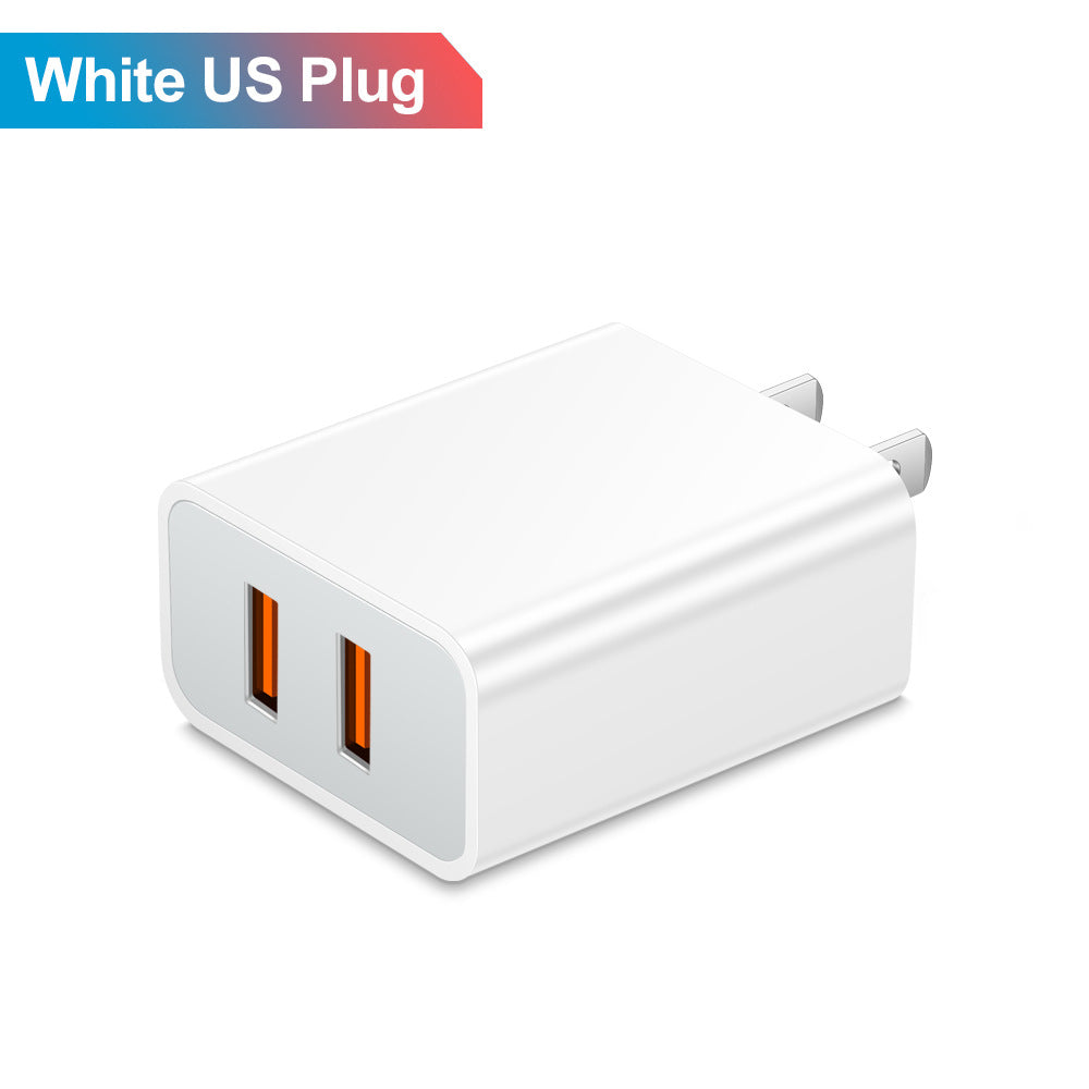 Double USB Mobile Phone Charger Travel