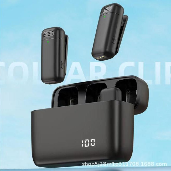 K6 Wireless Collar Clip Microphone One-to-two Belt