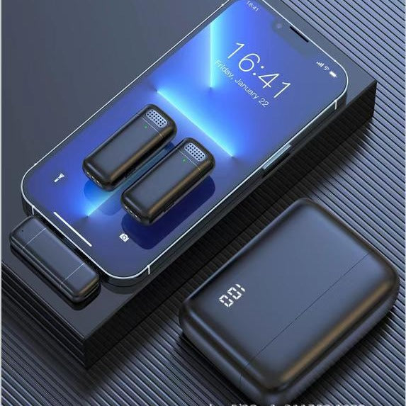 K6 Wireless Collar Clip Microphone One-to-two Belt