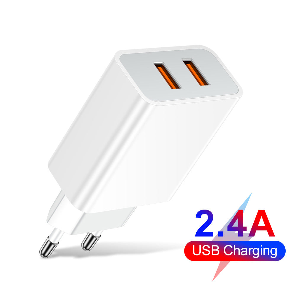 Double USB Mobile Phone Charger Travel